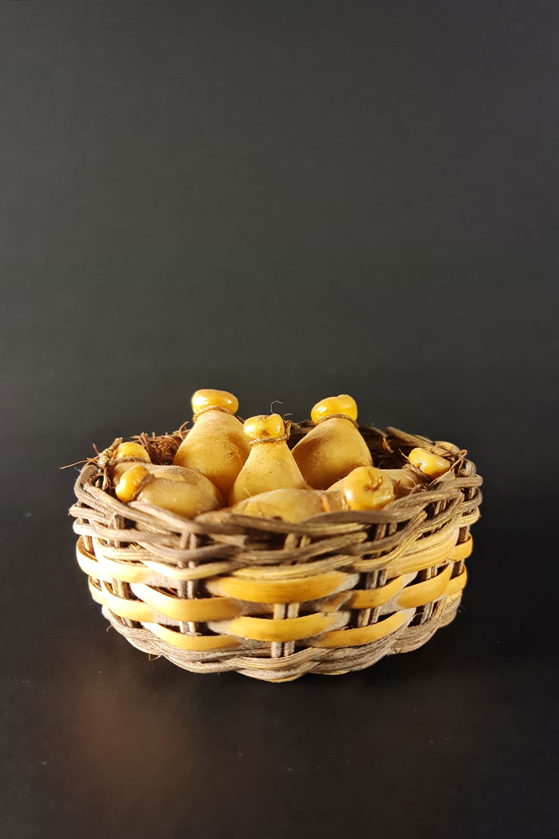 Cesta con Quesos Caciocavallo L19040 - Imagen 2