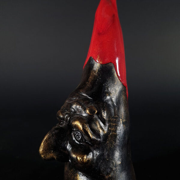 Red Horn with Pulcinella Mask C29010