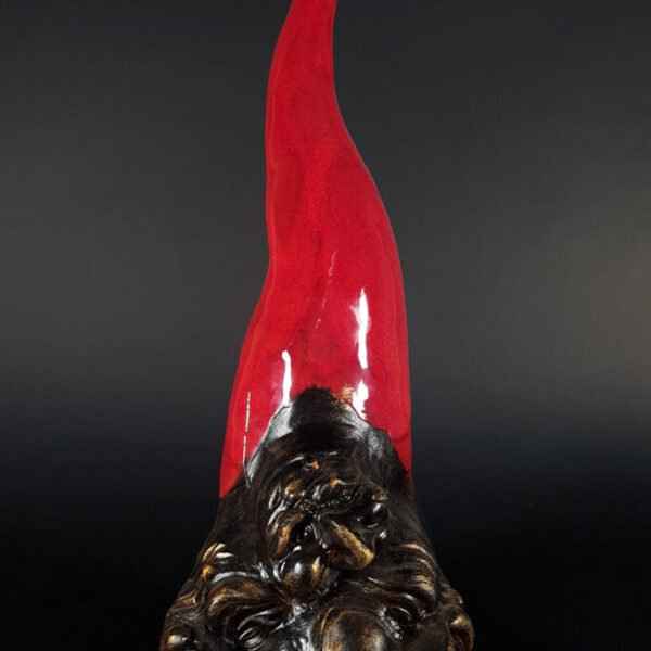 Red Horn with Masks C15050