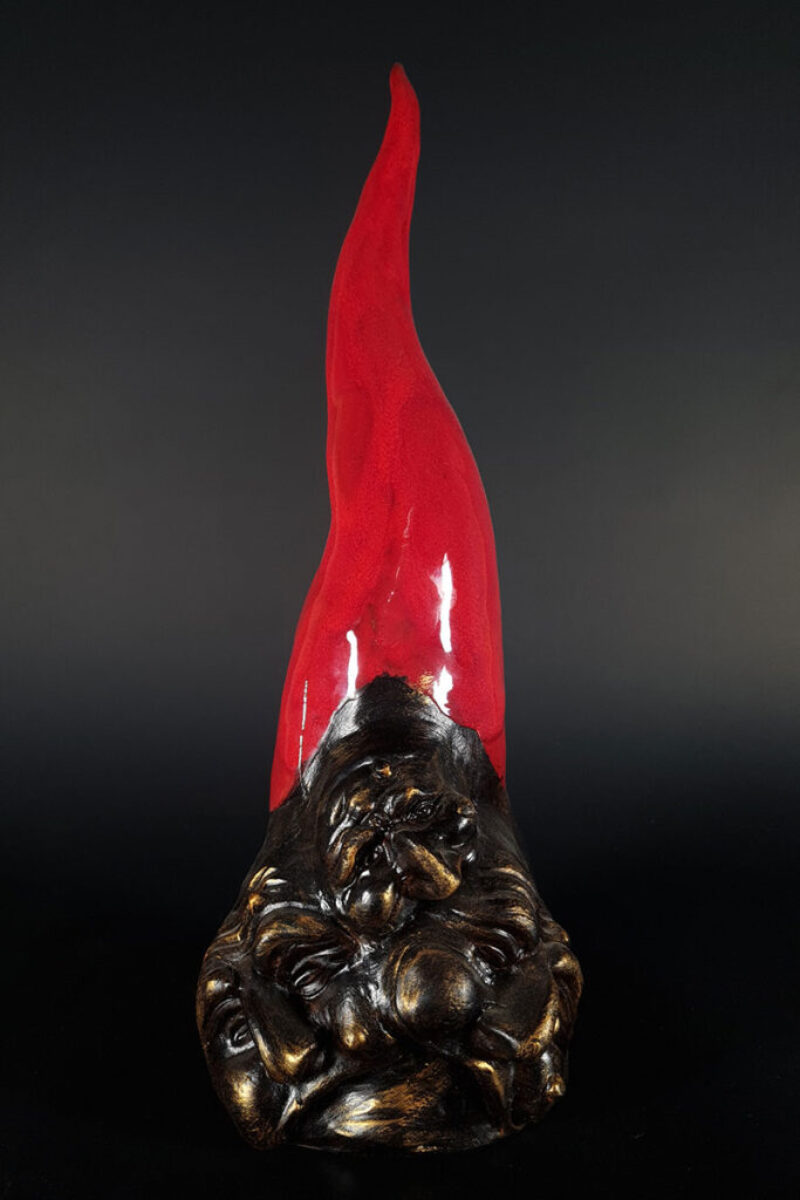 Corno con maschere C15050