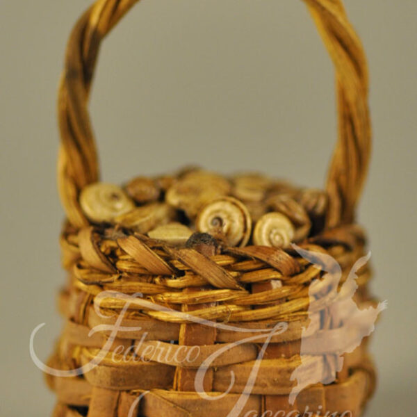Cesto con lumache L70015